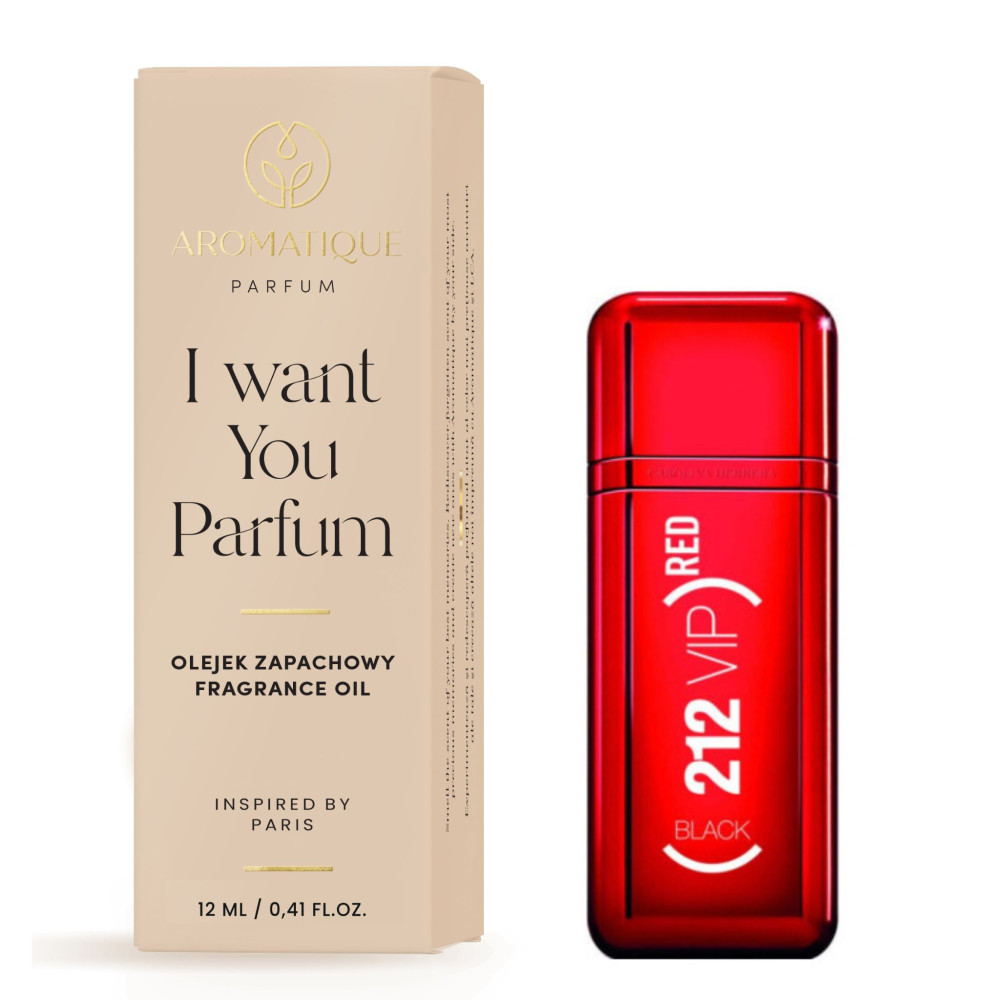 Olejek zapachowy I Want You Parfum - inspiracja 212 Vip Red